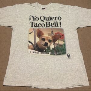 Vintage 1998 Yo Quiero Taco Bell T-Shirt Size L